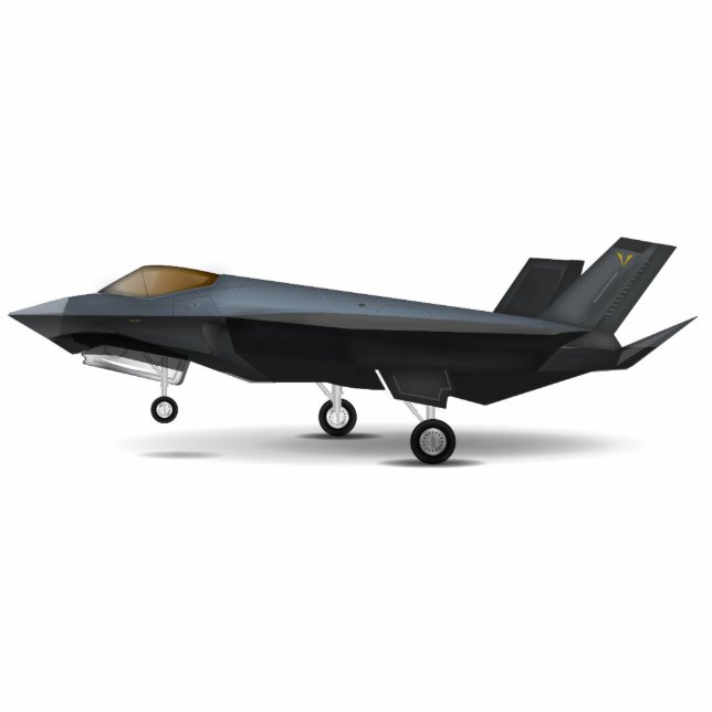 F-22 FREISTEHENDE FOTOSKULPTUR  (Vorne)