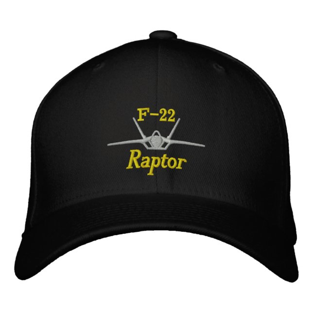 F-22 Golf Hat Bestickte Baseballkappe (Vorderseite)