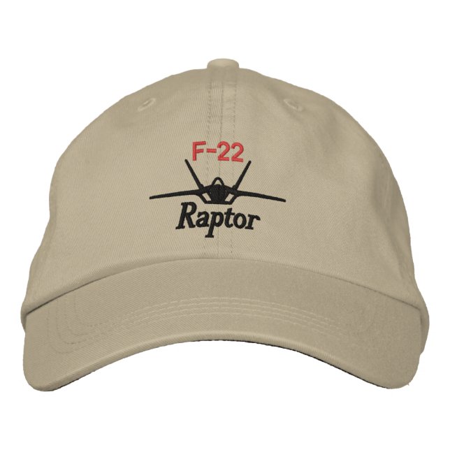 F-22 Golf Hat Bestickte Kappe (Vorderseite)
