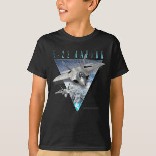 F-22 Kämpfer gegen die Luftwaffe in der Luft T-Shirt