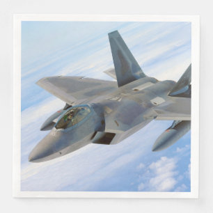 F-22 Militärjet des Raptors Serviette