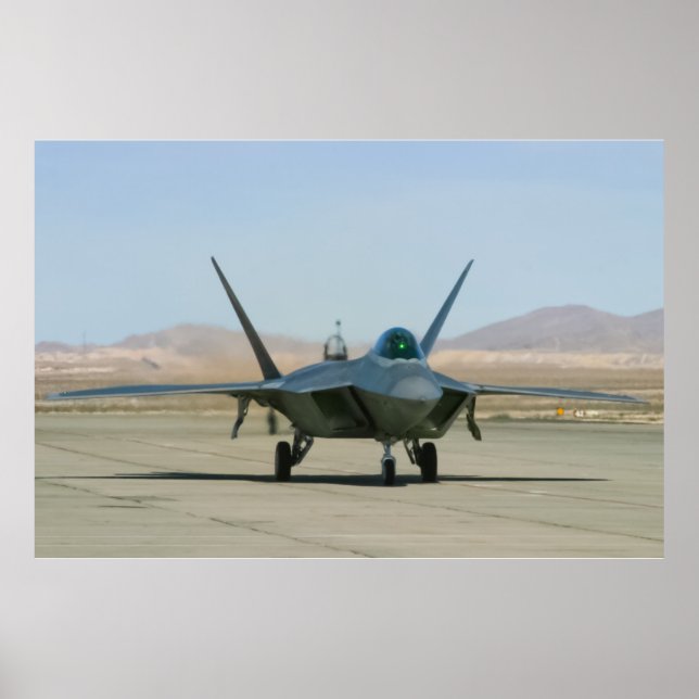 F-22 Raptor-Ansprechen Poster (Vorne)