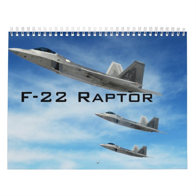 F-22 Raptor Calendar Kalender (Titelbild)