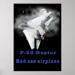 F-22 Raptor-Designs Poster