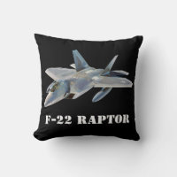 F-22 Raptor Fighter Jet auf Schwarz