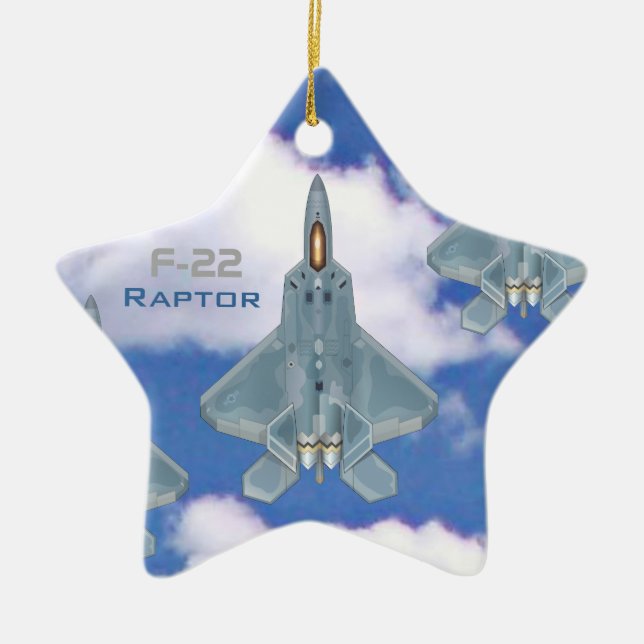 F-22 Raptor Keramikornament (Vorne)