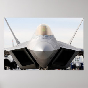F-22 Raptor-Luftfahrzeuge Poster