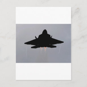 F-22 VERLASSEND GUAM POSTKARTE