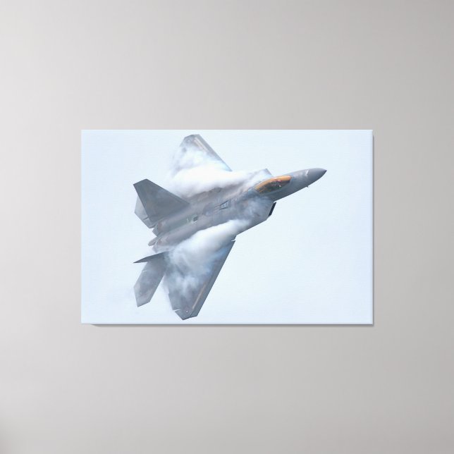 F-22A RAPTOR 32x48 Leinwanddruck (Vorderseite)