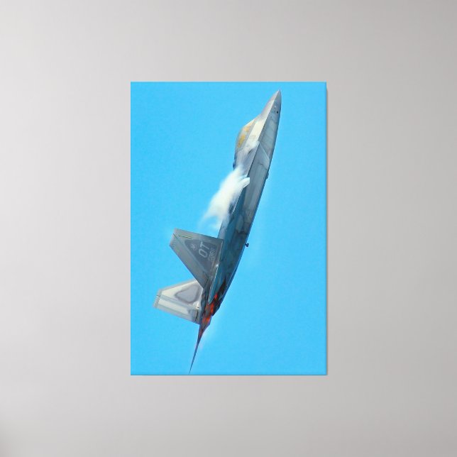 F-22A RAPTOR 40x60 Leinwanddruck (Vorderseite)