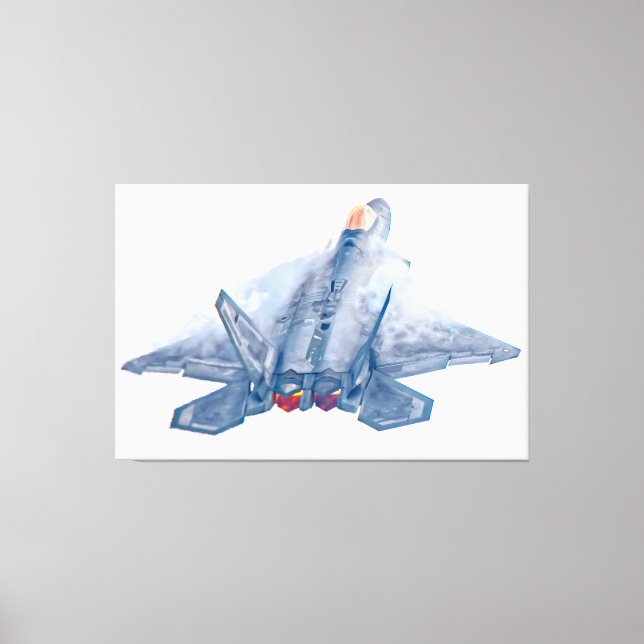 F-22A RAPTOR 40x60 Leinwanddruck (Vorderseite)