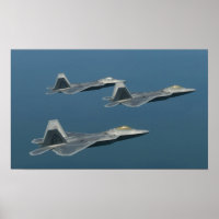 F-22A Raptor Aircraft Poster