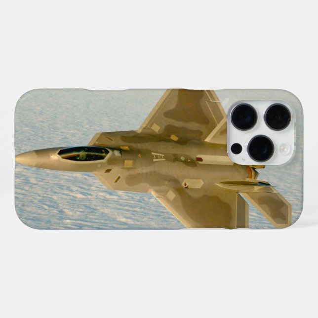 F-22A RAPTOR iPhone 16 PRO MAX HÜLLE (Rückseite (Horizontal))