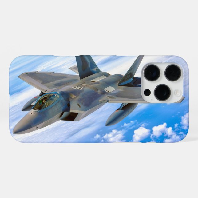 F-22A RAPTOR iPhone 16 PRO MAX HÜLLE (Rückseite (Horizontal))