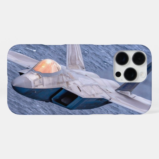 F-22A RAPTOR iPhone 16 PRO MAX HÜLLE (Rückseite (Horizontal))