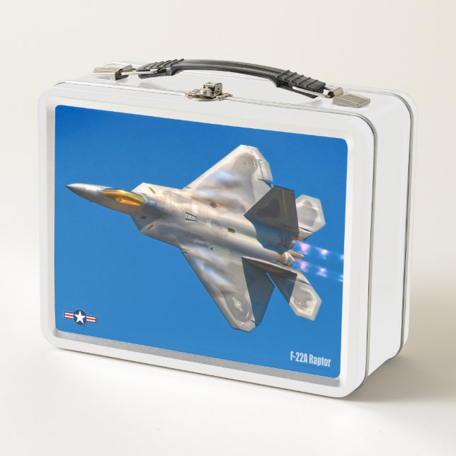 F-22A RAPTOR METALL BROTDOSE (Vorderseite)