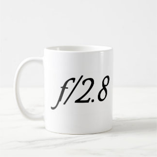 f/2.8 kaffeetasse