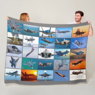 F-35 BELEUCHTUNG II "MONTAGE" FLEECEDECKE