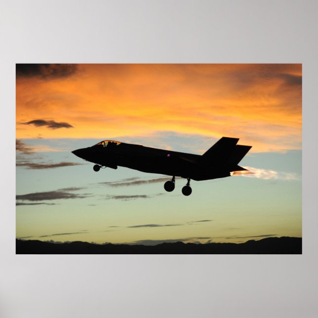 F-35 Blitze II Poster (Vorne)