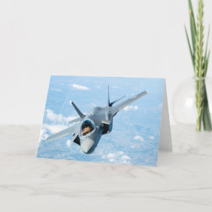 F-35 Kämpfer mit amerikanischer Flagge Karte