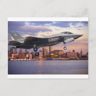 F-35-LICHTKAMPFLUFTFAHRZEUGE POSTKARTE