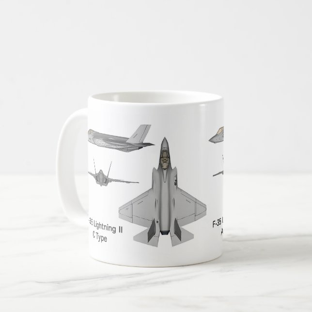 F-35 Lightning II Kaffeetasse (Vorderseite Links)