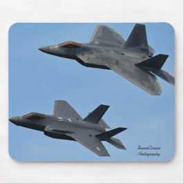 F-35 und F-22 Kampfjet Mousepad
