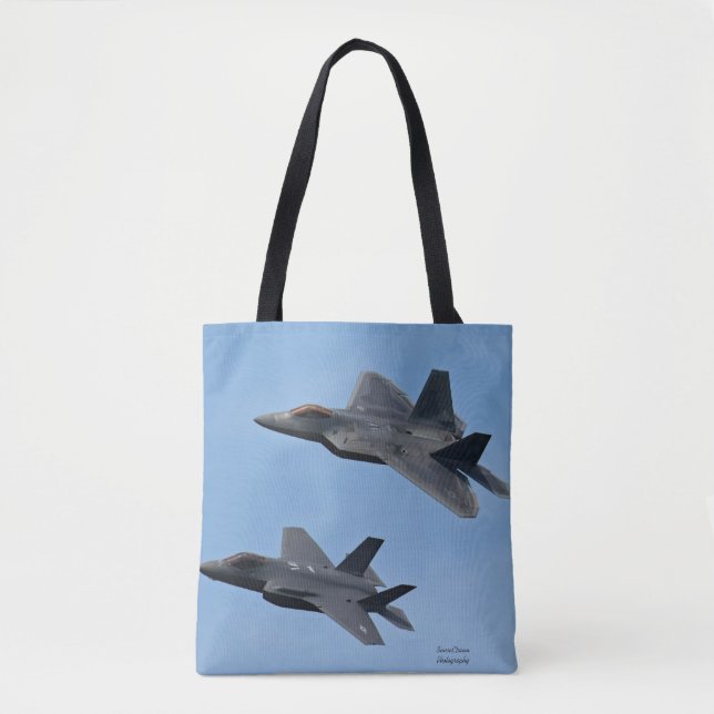 F-35 und F-22 Kampfjet Tasche (Vorderseite)