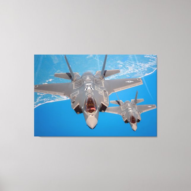 F-35A BELEUCHTUNG II 32x48 Leinwanddruck (Vorderseite)