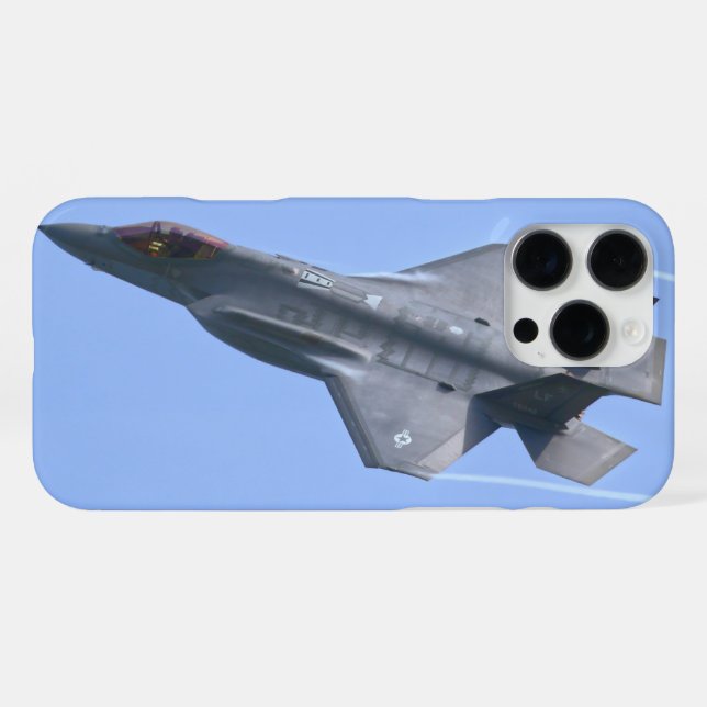 F-35A-BELEUCHTUNG II iPhone 16 PRO MAX HÜLLE (Rückseite (Horizontal))