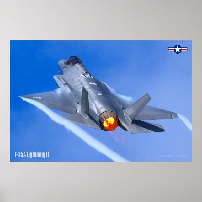 F-35A-BELEUCHTUNG II POSTER (Vorne)