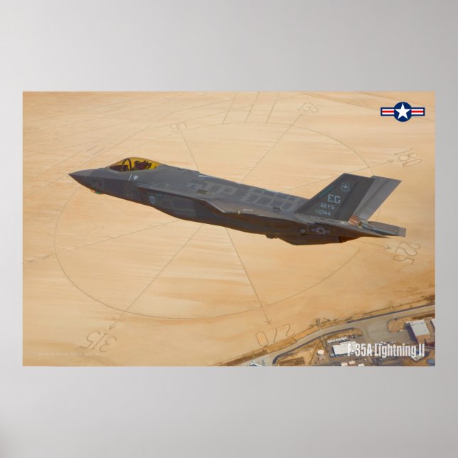 F-35A-BELEUCHTUNG II POSTER (Vorne)