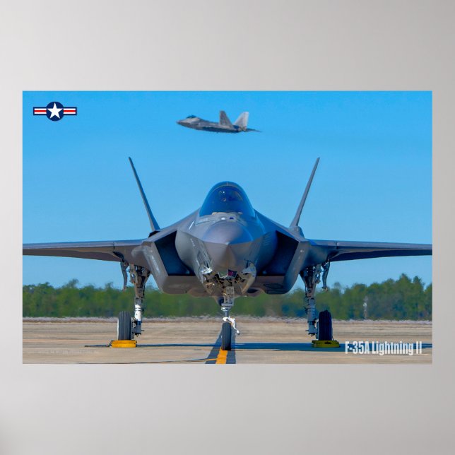 F-35A-BELEUCHTUNG II POSTER (Vorne)