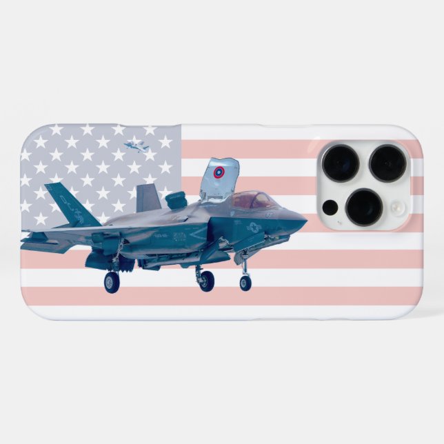 F-35B-BELEUCHTUNG II iPhone 16 PRO MAX HÜLLE (Rückseite (Horizontal))