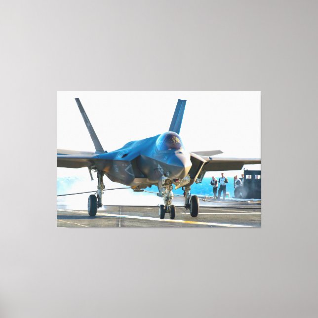 F-35C-BELEUCHTUNG II 40x60 Leinwanddruck (Vorderseite)