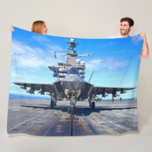F-35C-BELEUCHTUNG II FLEECEDECKE