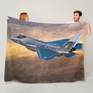 F-35C-BELEUCHTUNG II FLEECEDECKE
