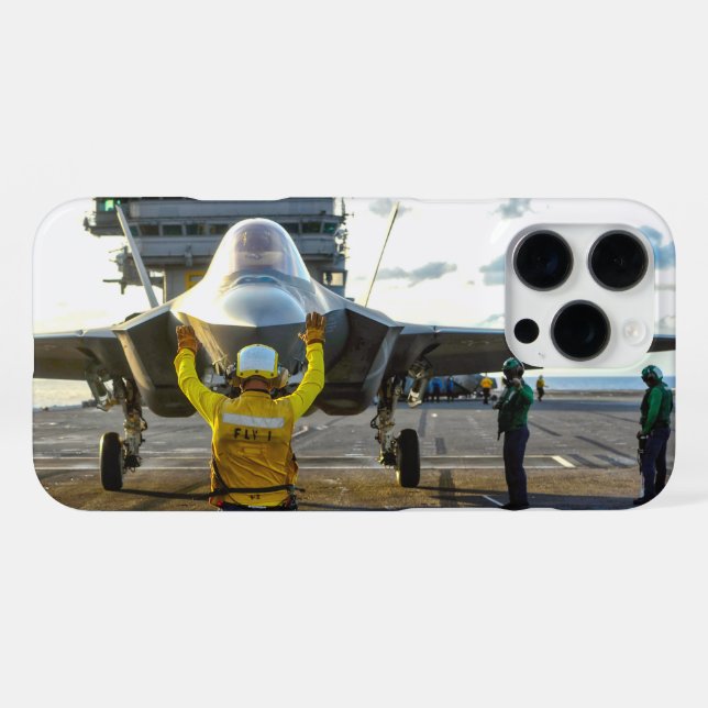 F-35C-BELEUCHTUNG II iPhone 16 PRO MAX HÜLLE (Rückseite (Horizontal))