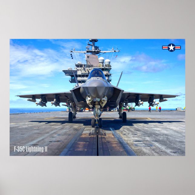 F-35C-BELEUCHTUNG II POSTER (Vorne)