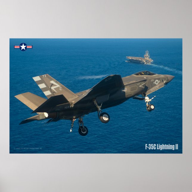 F-35C-BELEUCHTUNG II POSTER (Vorne)