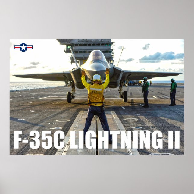 F-35C-BELEUCHTUNG II POSTER (Vorne)