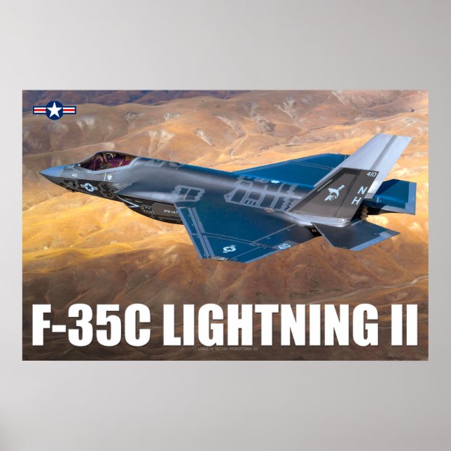 F-35C-BELEUCHTUNG II POSTER (Vorne)