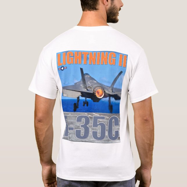 F-35C-BELEUCHTUNG II T-Shirt (Rückseite)