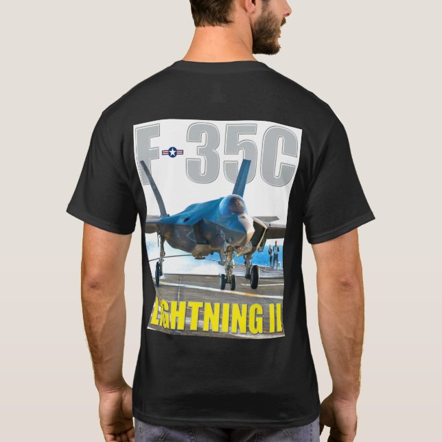 F-35C-BELEUCHTUNG II T-Shirt (Rückseite)