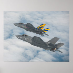 F-35C-Blitze II Poster