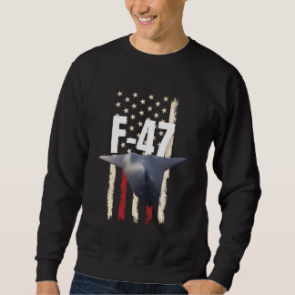 F 47 Kampfflugzeug F 47 Jet Kampfflugzeug OFFICI Sweatshirt