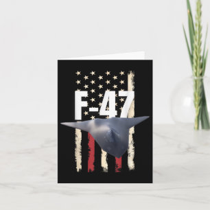 F 47 Kampfjet F-47 Jet Fighter Aircraft - Offiziel Karte
