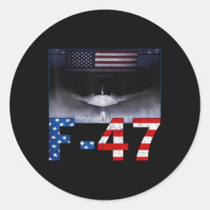 F-47 Superpower Dominance, F47 Luftfahrzeuge Runder Aufkleber