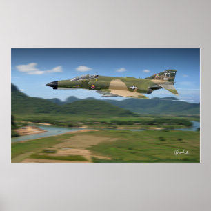 ‚F-4 Low Pass‘ Poster