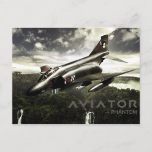 F-4 Phantom Fighter Jet Postkarte